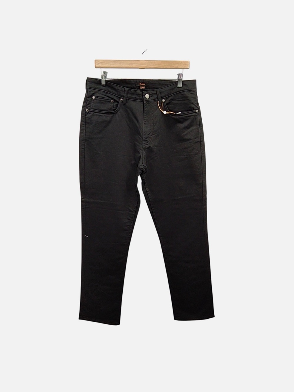 Quince Men Comfort Stretch Traveler 5-Pocket Pants Athletic Tapered Black 32X30